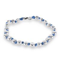 Armband Spadarella Spadini in Silber SPBR275-17.5 BLUETTE SCURO